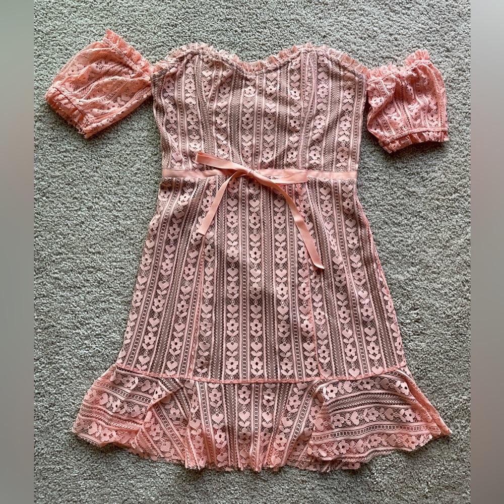 For Love and Lemons mini lace dress